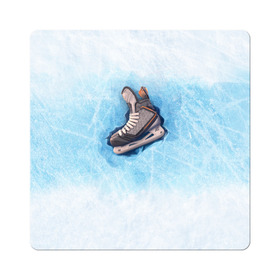 Магнит виниловый Квадрат с принтом Фмгурное катание в Белгороде, полимерный материал с магнитным слоем | размер 9*9 см, закругленные углы | figure skating | коньки | конькобежный спорт | фигурное катание