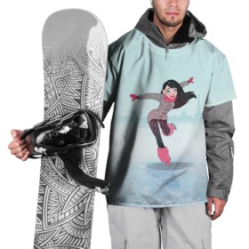 Накидка на куртку 3D с принтом Фигурное катание в Белгороде, 100% полиэстер |  | figure skating | коньки | конькобежный спорт | фигурное катание
