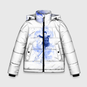 Зимняя куртка для мальчиков 3D с принтом Фигурное катание в Белгороде, ткань верха — 100% полиэстер; подклад — 100% полиэстер, утеплитель — 100% полиэстер | длина ниже бедра, удлиненная спинка, воротник стойка и отстегивающийся капюшон. Есть боковые карманы с листочкой на кнопках, утяжки по низу изделия и внутренний карман на молнии. 

Предусмотрены светоотражающий принт на спинке, радужный светоотражающий элемент на пуллере молнии и на резинке для утяжки | Тематика изображения на принте: figure skating | коньки | конькобежный спорт | фигурное катание