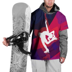 Накидка на куртку 3D с принтом Фигурное катание в Белгороде, 100% полиэстер |  | Тематика изображения на принте: figure skating | коньки | конькобежный спорт | фигурное катание