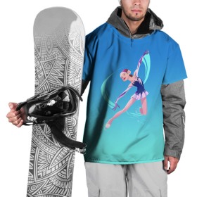 Накидка на куртку 3D с принтом Фигурное катание в Белгороде, 100% полиэстер |  | figure skating | коньки | конькобежный спорт | фигурное катание