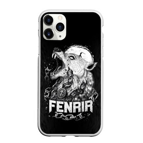 Чехол для iPhone 11 Pro матовый с принтом Fenrir в Белгороде, Силикон |  | Тематика изображения на принте: fenrir | viking | vikings | викинг | викинги | волк | мех | мифология. русь | оскал | скандинавы | славяне | собака | фенрир | шерсть | язычник