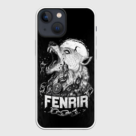 Чехол для iPhone 13 mini с принтом Fenrir в Белгороде,  |  | fenrir | viking | vikings | викинг | викинги | волк | мех | мифология. русь | оскал | скандинавы | славяне | собака | фенрир | шерсть | язычник
