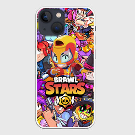 Чехол для iPhone 13 mini с принтом BRAWL STARS MAX в Белгороде,  |  | bibi | brawl stars | crow | el brown | leon | leon shark | max | sally leon | shark | stars | акула | биби | ворон | леон