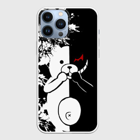 Чехол для iPhone 13 Pro Max с принтом MONOKUMA держит руки в Белгороде,  |  | danganronpa | monokuma | trigger happy havoc | аниме | игрушка | манга | медведь | монокума | монохром | мягкая игрушка робот | робот