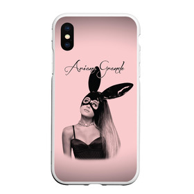 Чехол для iPhone XS Max матовый с принтом Ariana Grande в Белгороде, Силикон | Область печати: задняя сторона чехла, без боковых панелей | ariana | grande | автор | ариана | гранде | музыкальный | певица | песен | продюсер