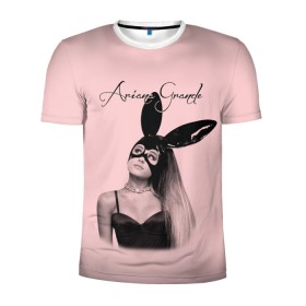 Мужская футболка 3D спортивная с принтом Ariana Grande в Белгороде, 100% полиэстер с улучшенными характеристиками | приталенный силуэт, круглая горловина, широкие плечи, сужается к линии бедра | ariana | grande | автор | ариана | гранде | музыкальный | певица | песен | продюсер