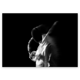 Поздравительная открытка с принтом Fencer в Белгороде, 100% бумага | плотность бумаги 280 г/м2, матовая, на обратной стороне линовка и место для марки
 | fencer | fencing | артистическое фехтование | боевое фехтование | историческое фехтование | спорт | спортивное фехтование | сценическое фехтование | фехтовальщик | фехтование