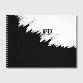 Альбом для рисования с принтом APEX LEGENDS в Белгороде, 100% бумага
 | матовая бумага, плотность 200 мг. | apex | apex legends | battle | battle royal | bloodhound | titanfall | wraith | апекс | апекс легендс | батл рояль | битва | война | каустик | королевская битва