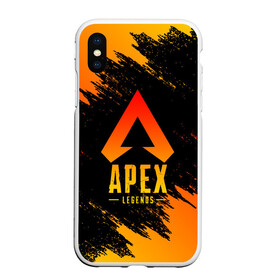 Чехол для iPhone XS Max матовый с принтом APEX LEGENDS в Белгороде, Силикон | Область печати: задняя сторона чехла, без боковых панелей | apex | apex legends | battle | battle royal | bloodhound | titanfall | wraith | апекс | апекс легендс | батл рояль | битва | война | каустик | королевская битва