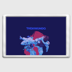Магнит 45*70 с принтом Taekwondo в Белгороде, Пластик | Размер: 78*52 мм; Размер печати: 70*45 | taekwondo | восточные единоборства | единоборства | теквондо | тхэквондо | тэквондо