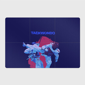 Магнитный плакат 3Х2 с принтом Taekwondo в Белгороде, Полимерный материал с магнитным слоем | 6 деталей размером 9*9 см | Тематика изображения на принте: taekwondo | восточные единоборства | единоборства | теквондо | тхэквондо | тэквондо