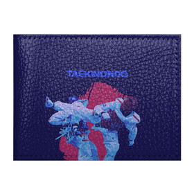 Обложка для студенческого билета с принтом Taekwondo в Белгороде, натуральная кожа | Размер: 11*8 см; Печать на всей внешней стороне | taekwondo | восточные единоборства | единоборства | теквондо | тхэквондо | тэквондо