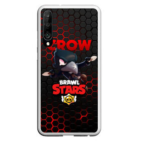 Чехол для Honor P30 с принтом BRAWL STARS CROW в Белгороде, Силикон | Область печати: задняя сторона чехла, без боковых панелей | bibi | brawl stars | crow | el brown | leon | leon shark | max | sally leon | shark | stars | акула | биби | ворон | леон