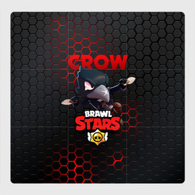 Магнитный плакат 3Х3 с принтом BRAWL STARS CROW | ВОРОН в Белгороде, Полимерный материал с магнитным слоем | 9 деталей размером 9*9 см | bibi | brawl stars | crow | el brown | leon | leon shark | max | sally leon | shark | stars | акула | биби | ворон | леон