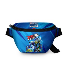 Поясная сумка 3D с принтом Suzuki MotoGP в Белгороде, 100% полиэстер | плотная ткань, ремень с регулируемой длиной, внутри несколько карманов для мелочей, основное отделение и карман с обратной стороны сумки застегиваются на молнию | bike | bikes | moto | moto gp | motogp | motorcycle | suzuki | suzuki moto gp | suzuki motogp | байкер | мото | мото гп | мотогонки | мотогп | мотоцикл | мотоциклист | мотоциклы | сузуки | сузуки мото | сузуки мотогп