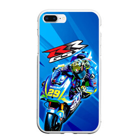 Чехол для iPhone 7Plus/8 Plus матовый с принтом Suzuki MotoGP в Белгороде, Силикон | Область печати: задняя сторона чехла, без боковых панелей | bike | bikes | moto | moto gp | motogp | motorcycle | suzuki | suzuki moto gp | suzuki motogp | байкер | мото | мото гп | мотогонки | мотогп | мотоцикл | мотоциклист | мотоциклы | сузуки | сузуки мото | сузуки мотогп