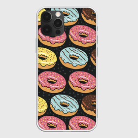 Чехол для iPhone 12 Pro Max с принтом Сладкоежка в Белгороде, Силикон |  | Тематика изображения на принте: еда | пончик | пончики | сладкое | сладкоежка | сладкоежкам