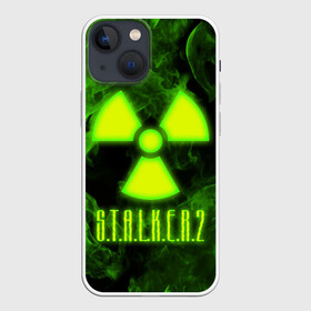 Чехол для iPhone 13 mini с принтом S.T.A.L.K.E.R. 2 в Белгороде,  |  | chernobyl | pripyat | s.t.a.l.k.e.r. 2 | shadow of chernobyl | stalker | stalker 2 | воля | меченый | припять | свобода | свобода воля | сталкер | сталкер 2 | тени чернобыля | чернобыль