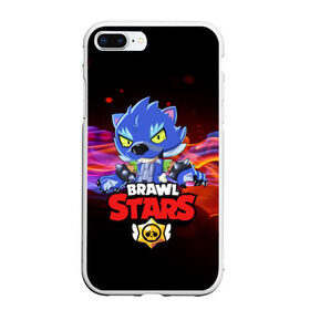 Чехол для iPhone 7Plus/8 Plus матовый с принтом BRAWL STARS LEON в Белгороде, Силикон | Область печати: задняя сторона чехла, без боковых панелей | brawl stars | crow | leon | leon shark | leon werewolf | sally leon | shark | stars | werewolf | акула | берли | ворон | леон | леон акула | оборотень | оборотень леон | спайк | эль примо