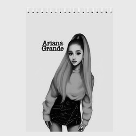 Скетчбук с принтом Ariana Grande (Ариана Гранде) в Белгороде, 100% бумага
 | 48 листов, плотность листов — 100 г/м2, плотность картонной обложки — 250 г/м2. Листы скреплены сверху удобной пружинной спиралью | ariana grande | актриса | американская певица | ариана | ариана гранде | гранде | девушка | музыка | певица | песни | продюсер