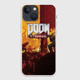 Чехол для iPhone 13 mini с принтом DOOM eternal 2020 в Белгороде,  |  | 2020 | dom | doom | eternal | fortnite | pubg | дом | дум | дуум | пабг | пубг | фортнайт