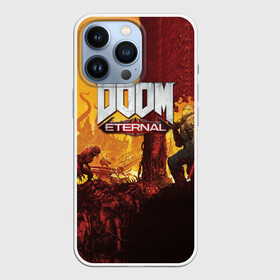 Чехол для iPhone 13 Pro с принтом DOOM eternal 2020 в Белгороде,  |  | Тематика изображения на принте: 2020 | dom | doom | eternal | fortnite | pubg | дом | дум | дуум | пабг | пубг | фортнайт