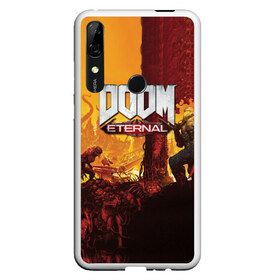 Чехол для Honor P Smart Z с принтом DOOM eternal 2020 в Белгороде, Силикон | Область печати: задняя сторона чехла, без боковых панелей | Тематика изображения на принте: 2020 | dom | doom | eternal | fortnite | pubg | дом | дум | дуум | пабг | пубг | фортнайт