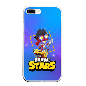 Чехол для iPhone 7Plus/8 Plus матовый с принтом Brawl Stars Carl в Белгороде, Силикон | Область печати: задняя сторона чехла, без боковых панелей | bo | brawl | brock | bull | colt | dynamike | elprimo | jessie | leon | moba | nita | shelly | stars | бо | брок | булл | джесси | динамайк | кольт | леон | нита | шелли | эльпримо