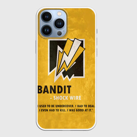 Чехол для iPhone 13 Pro Max с принтом Bandit (R6s) в Белгороде,  |  | art | bandit | game | logo | rainbow | shooter | siege | six | ubisoft | арт | бандит | игра | игры | компьютерные | лого | оперативник | осада | персонаж | радуга 6 | шутер