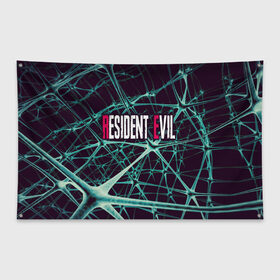 Флаг-баннер с принтом Resident Evil - Обитель зла в Белгороде, 100% полиэстер | размер 67 х 109 см, плотность ткани — 95 г/м2; по краям флага есть четыре люверса для крепления | evil | resident | зла | обитель | фильм | элис