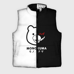 Мужской жилет утепленный 3D с принтом _Monokuma_ в Белгороде,  |  | anime | character | dangan ronpa | kawai | manga | аниме | анимэ | глаз | данганронпа | двухцветная | директор | злодей | из | изображение | кавай | крутой | лицо | манга | медведь | милый | мишка | на груди | необычный | нос