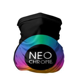 Бандана-труба 3D с принтом NEO CHROME в Белгороде, 100% полиэстер, ткань с особыми свойствами — Activecool | плотность 150‒180 г/м2; хорошо тянется, но сохраняет форму | контрастный | металл | радуга | радужный | цветной | яркий