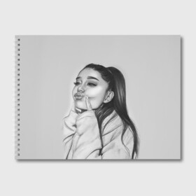 Альбом для рисования с принтом Ariana Grande (Ариана Гранде) в Белгороде, 100% бумага
 | матовая бумага, плотность 200 мг. | ariana grande | актриса | американская певица | ариана | ариана гранде | гранде | девушка | музыка | певица | песни | продюсер