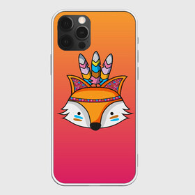 Чехол для iPhone 12 Pro Max с принтом Лиса Индеец в Белгороде, Силикон |  | Тематика изображения на принте: fox | венок | животные | лиса | лисенок | лисичка | полевые цветы | полынь | рисунок | ромашки | стикер | цветы