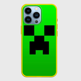 Чехол для iPhone 13 Pro с принтом MINECRAFT CREEPER | КРИПЕР в Белгороде,  |  | Тематика изображения на принте: block | criper | cube | minecraft | pixel | блок | геометрия | крафт | крипер | кубики | майнкрафт | пиксели