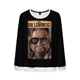 Мужской свитшот 3D с принтом The Big Lebowski в Белгороде, 100% полиэстер с мягким внутренним слоем | круглый вырез горловины, мягкая резинка на манжетах и поясе, свободная посадка по фигуре | Тематика изображения на принте: big | lebowski | the | большой | кинофильм | лебовски