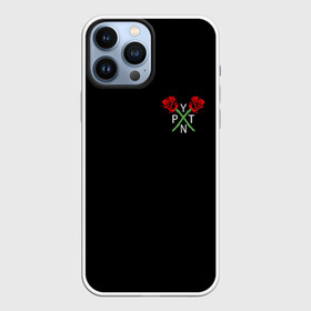 Чехол для iPhone 13 Pro Max с принтом PAYTON MOORMEIER (НА СПИНЕ) в Белгороде,  |  | flower | payton moormeier | roses | tiktok | автограф payton | блогер | пейтон | пейтон моормиер | розы | тикток | тиктокер | цветы | ютубер