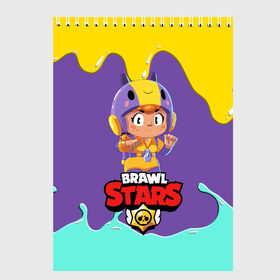 Скетчбук с принтом BRAWL STARS BEA в Белгороде, 100% бумага
 | 48 листов, плотность листов — 100 г/м2, плотность картонной обложки — 250 г/м2. Листы скреплены сверху удобной пружинной спиралью | bea | bibi | brawl stars | colt | crow | el brown | leon | leon shark | max | nita | sally leon | shark | акула | беа | берли | биби | бравл старс | браун | ворон | кольт | леон | леон акула | макс | нита | шелли