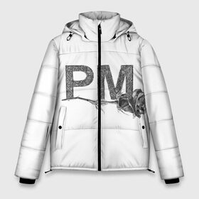 Мужская зимняя куртка 3D с принтом Payton Moormeier в Белгороде, верх — 100% полиэстер; подкладка — 100% полиэстер; утеплитель — 100% полиэстер | длина ниже бедра, свободный силуэт Оверсайз. Есть воротник-стойка, отстегивающийся капюшон и ветрозащитная планка. 

Боковые карманы с листочкой на кнопках и внутренний карман на молнии. | letters p m | moormeier | payton | payton moormeier | payton moormeier мерч | pm | tiktok | буквы р м | звезда соцсетей | инициалы рм | мурмайер | мурмейер | пайтон | пайтон мурмайер | пейтон | пейтон мурмайер | пэйтон | пэйтон мурмайер