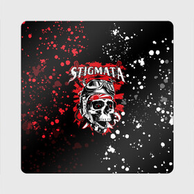 Магнит виниловый Квадрат с принтом Stigmata | Стигмата (Z) в Белгороде, полимерный материал с магнитным слоем | размер 9*9 см, закругленные углы | music | rock | stigmata | альтернатива | музыка | рок | стигмата | тарас уманскии