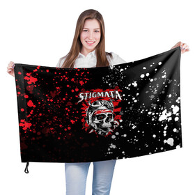 Флаг 3D с принтом Stigmata | Стигмата (Z) в Белгороде, 100% полиэстер | плотность ткани — 95 г/м2, размер — 67 х 109 см. Принт наносится с одной стороны | music | rock | stigmata | альтернатива | музыка | рок | стигмата | тарас уманскии
