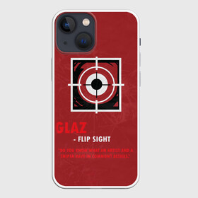 Чехол для iPhone 13 mini с принтом Glaz (R6s) в Белгороде,  |  | art | game | glaz | logo | rainbow | shooter | siege | six | ubisoft | арт | глаз | игра | игры | компьютерные | лого | оперативник | осада | персонаж | радуга 6 | шутер