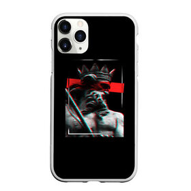 Чехол для iPhone 11 Pro Max матовый с принтом Король в Белгороде, Силикон |  | Тематика изображения на принте: античный | для мужчин | для парней | король | корона | красный | мистика | модный | мужской | мужчина | рок | статуя | темный