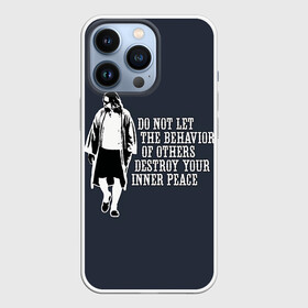 Чехол для iPhone 13 Pro с принтом The Big Lebowski в Белгороде,  |  | Тематика изображения на принте: dude | film | бриджес | герой | джефф | джеффри | дюдя | комедия | лебовски | персонаж | фильм | чувак