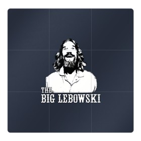 Магнитный плакат 3Х3 с принтом The Big Lebowski в Белгороде, Полимерный материал с магнитным слоем | 9 деталей размером 9*9 см | dude | film | бриджес | герой | джефф | джеффри | дюдя | комедия | лебовски | персонаж | фильм | чувак