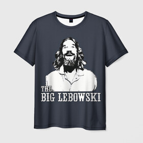 Мужская футболка 3D с принтом The Big Lebowski в Белгороде, 100% полиэфир | прямой крой, круглый вырез горловины, длина до линии бедер | dude | film | бриджес | герой | джефф | джеффри | дюдя | комедия | лебовски | персонаж | фильм | чувак