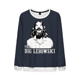 Мужской свитшот 3D с принтом The Big Lebowski в Белгороде, 100% полиэстер с мягким внутренним слоем | круглый вырез горловины, мягкая резинка на манжетах и поясе, свободная посадка по фигуре | dude | film | бриджес | герой | джефф | джеффри | дюдя | комедия | лебовски | персонаж | фильм | чувак