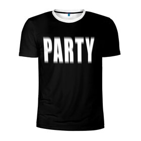 Мужская футболка 3D спортивная с принтом Hard PARTY в Белгороде, 100% полиэстер с улучшенными характеристиками | приталенный силуэт, круглая горловина, широкие плечи, сужается к линии бедра | Тематика изображения на принте: hard party | party | pati | вечеринка | как у томби | пати | хард пати | что было дальше