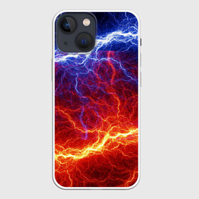 Чехол для iPhone 13 mini с принтом Лёд и огонь в Белгороде,  |  | fire | texture | абстракция | граффити | краски | лед | линии | огонь | огонь и лед | текстура | уличный стиль | яркая